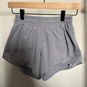 Lululemon Hotty Hot HR Short 2.5" Rhino Gray Size 4